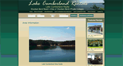 Desktop Screenshot of lakecumberlandareainfo.rentalslakecumberland.com