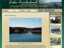 Tablet Screenshot of lakecumberlandareainfo.rentalslakecumberland.com